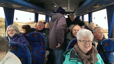 The first free bus trip from Ardrishaig to the Allt Dearg turbines was on Saturday 4th May.
